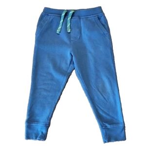 Crewcuts jogging pants with pockets Size XS Color blue w/ turquoise drawstring